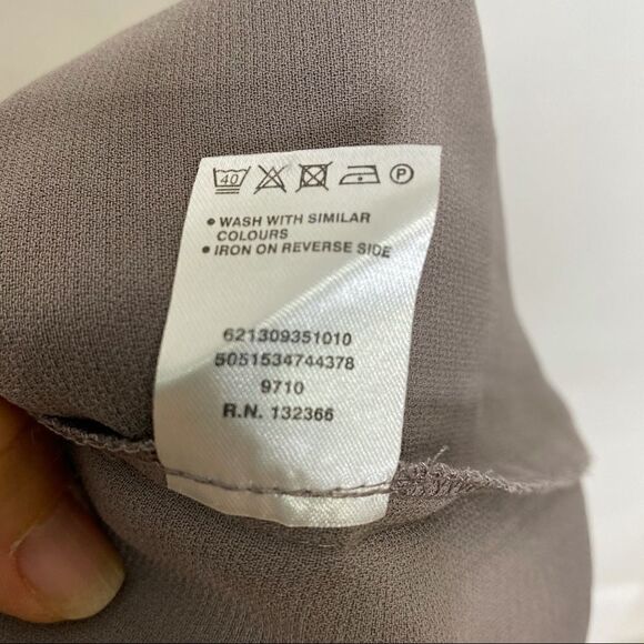 Warehouse Pleated Sleeveless Dress Size 6 - Picture 12 of 12